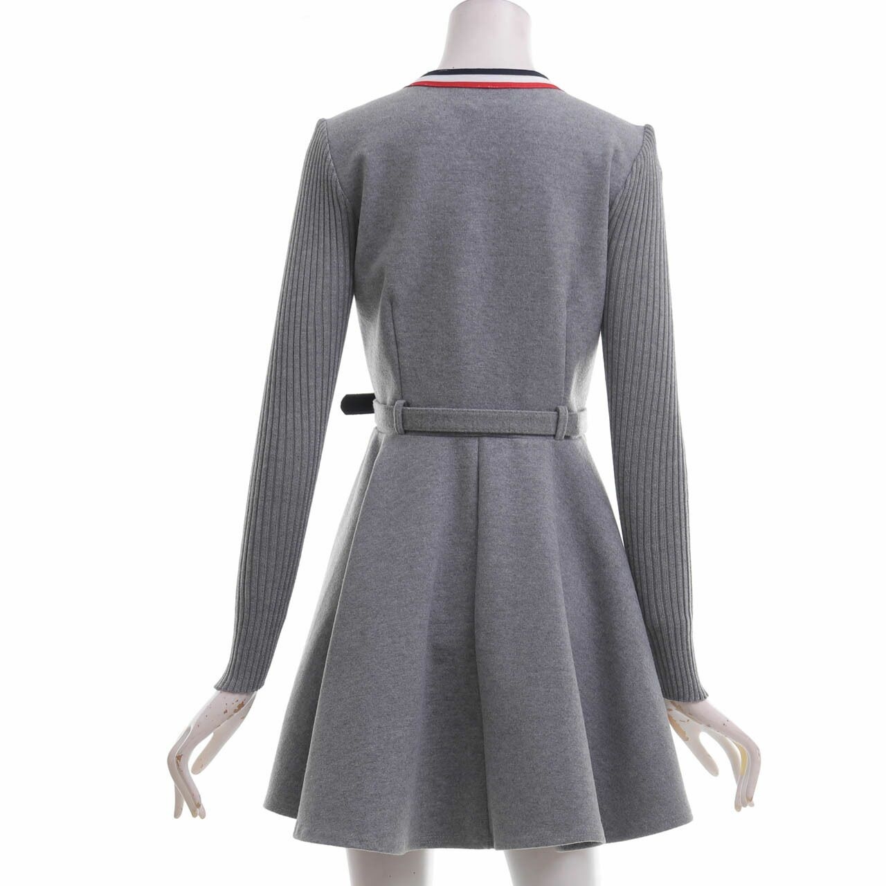 Thom Browne. Grey Mini Dress