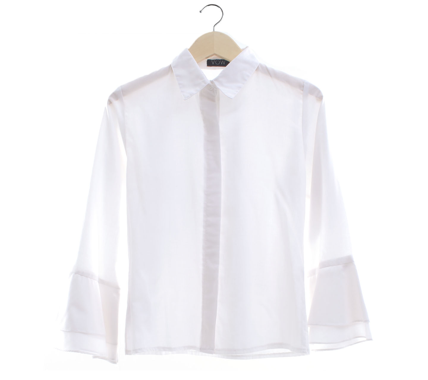 Vow Off White Flare Shirt