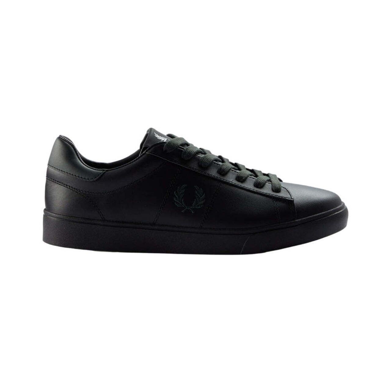 Fred Perry Spancer Tennis Sneakers Black/Night Green