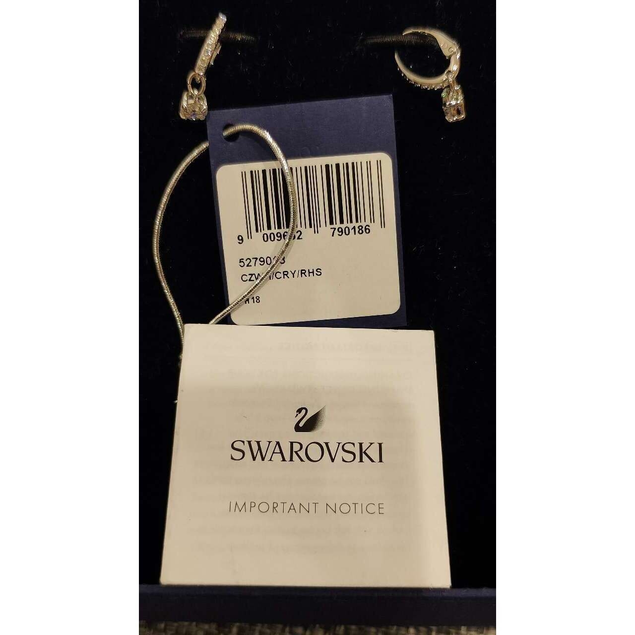 Swarovski Silver Perhiasan earrings