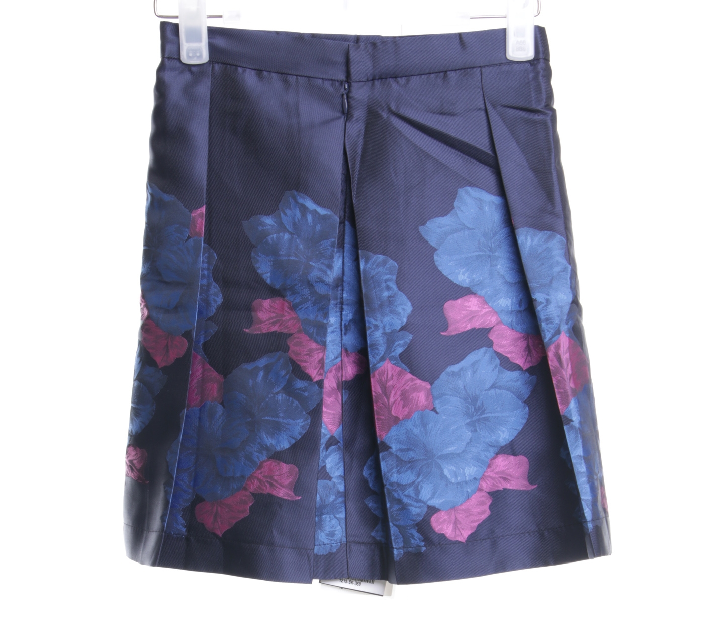Marufe Dark Blue And Purple Floral Mini Skirt