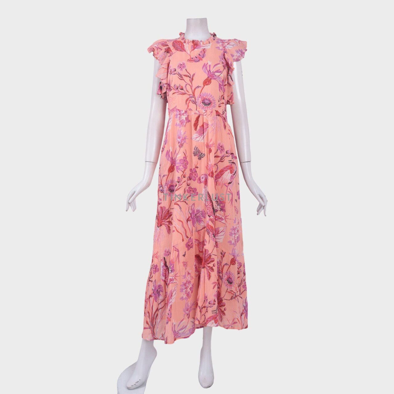 Banjanan Pink Pattern Long Dress