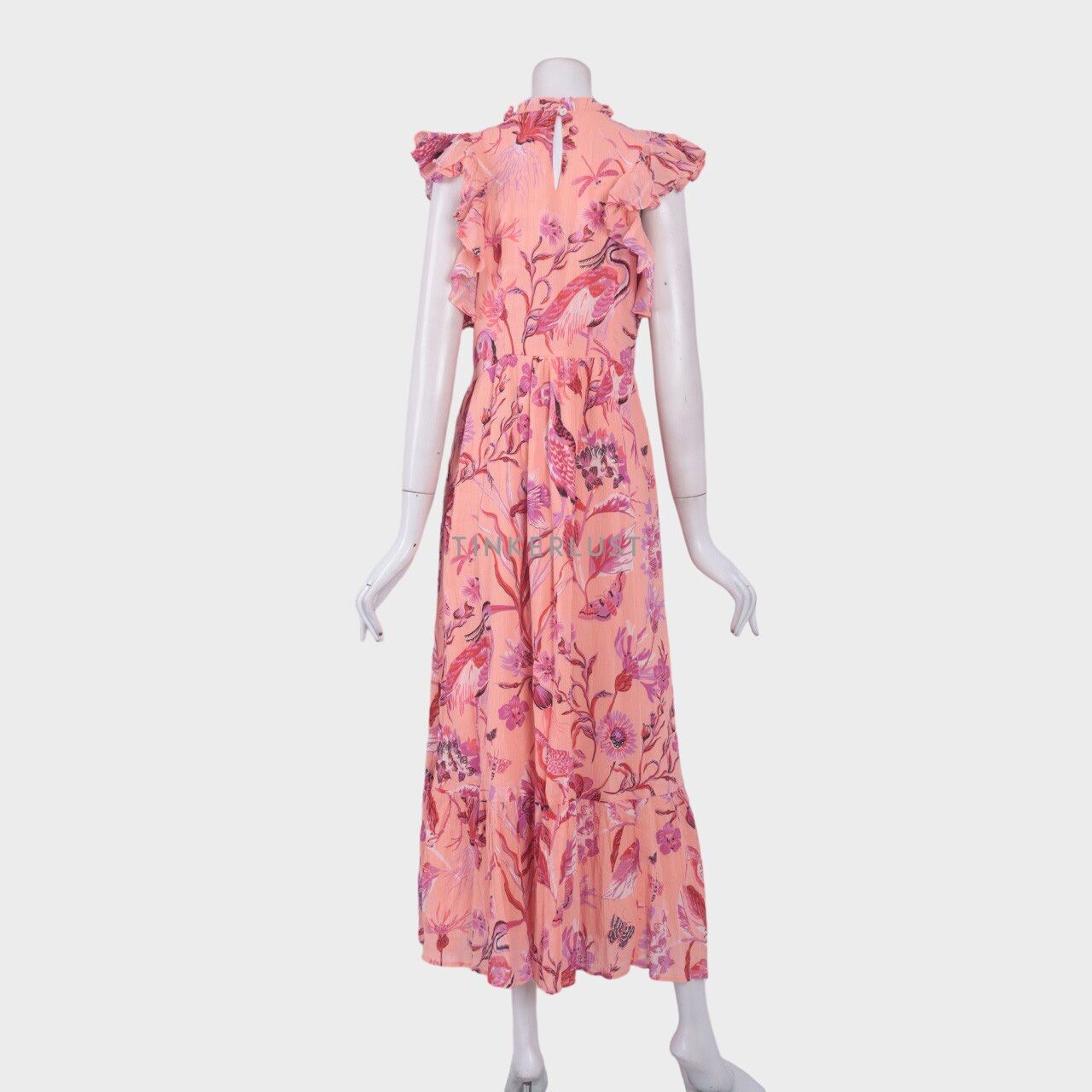 Banjanan Pink Pattern Long Dress