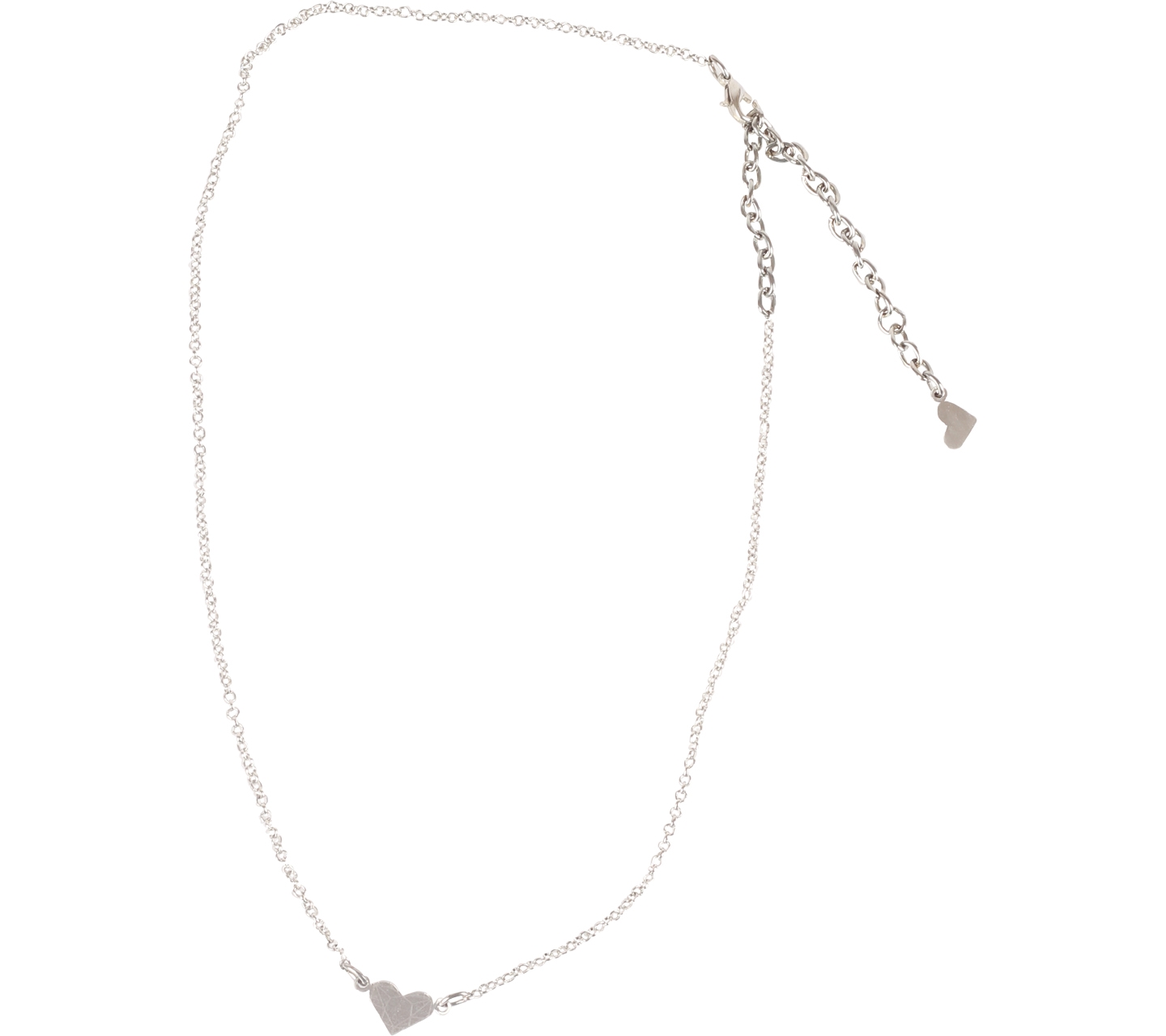 Krom Collective White Gold Love Necklace Jewellery