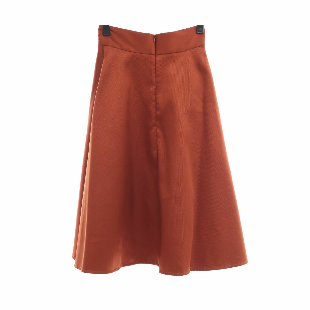 Coast Burnt Orange Midi Skirt