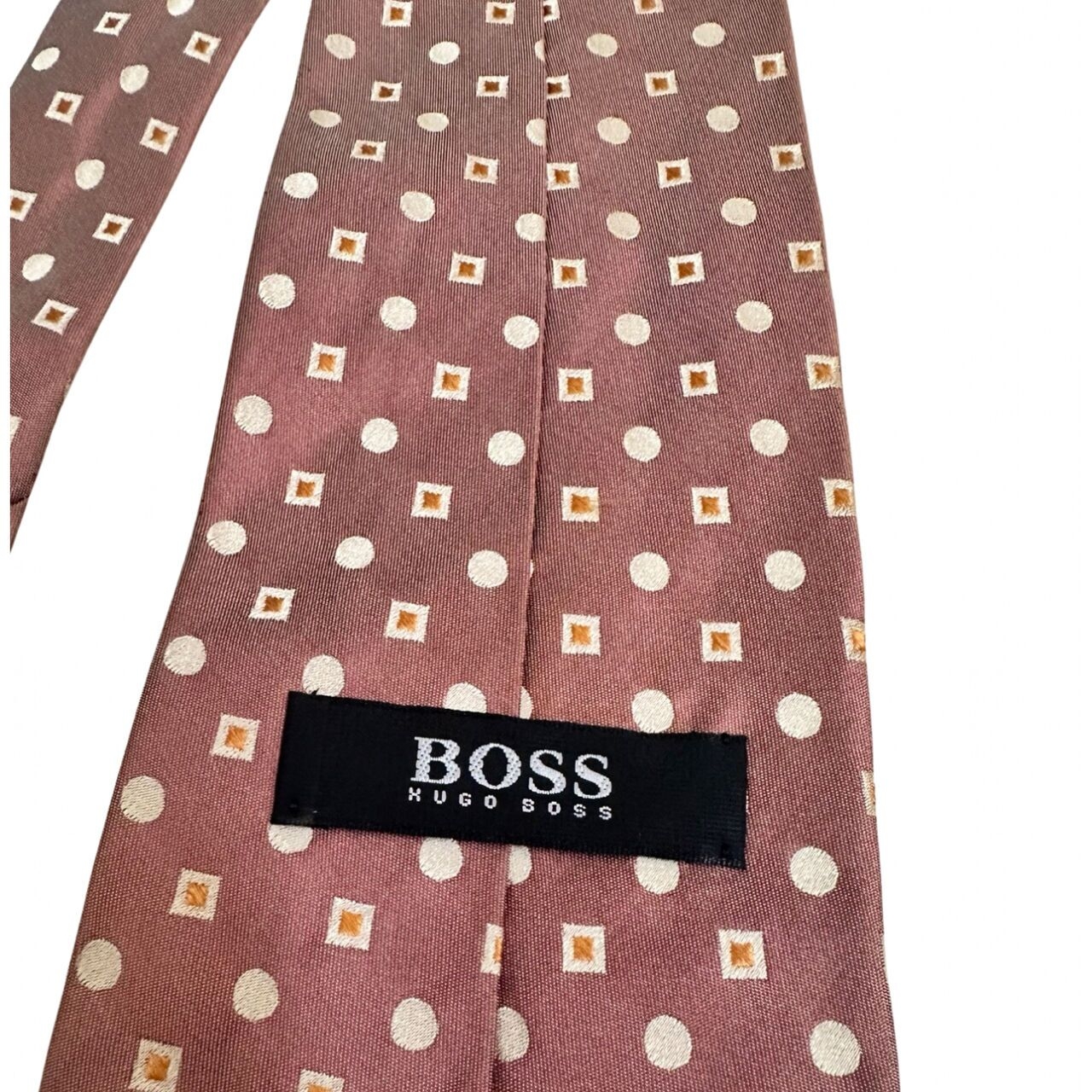 Boss By Hugo Boss Burgundy Silk Tie
