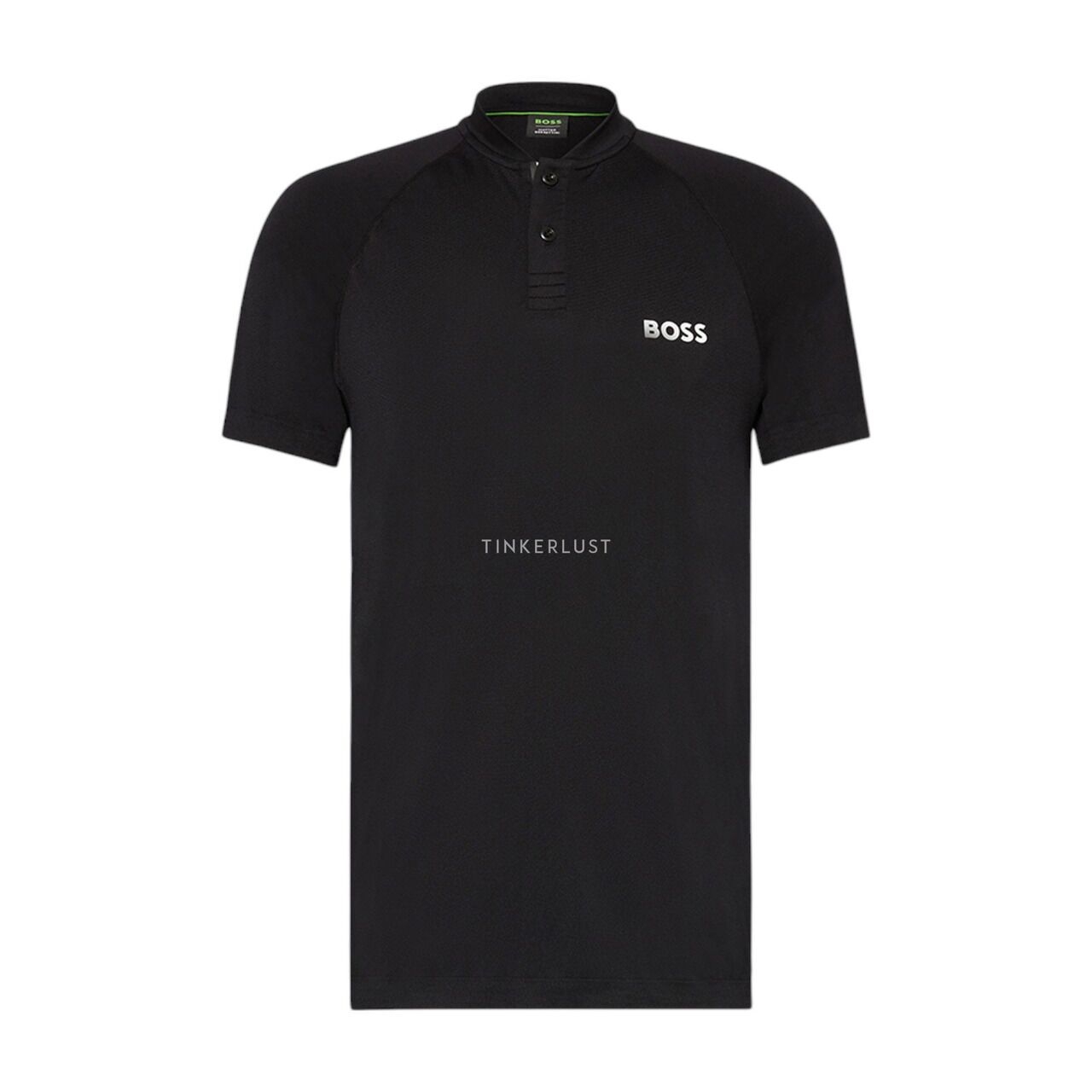 Hugo Boss X Matteo Berrettini Men Pariq MB 5 Slim Fit Polo Shirt in Black	