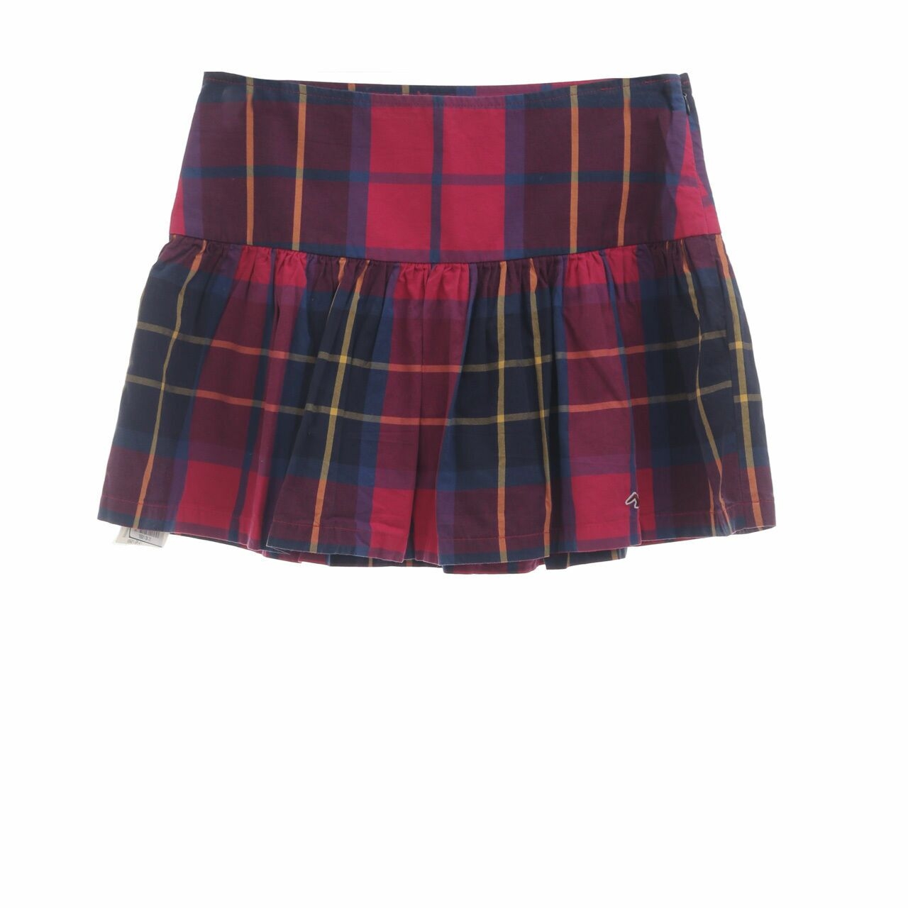 Hollister Multi Plaid Mini Skirt