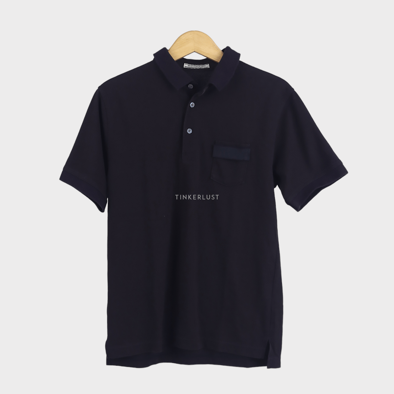 Onitsuka Tiger Black Polo Shirt	