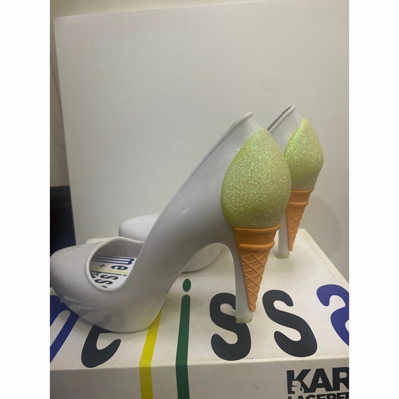 Melissa Karl Lagerfeld Incense Ice Cream Heels