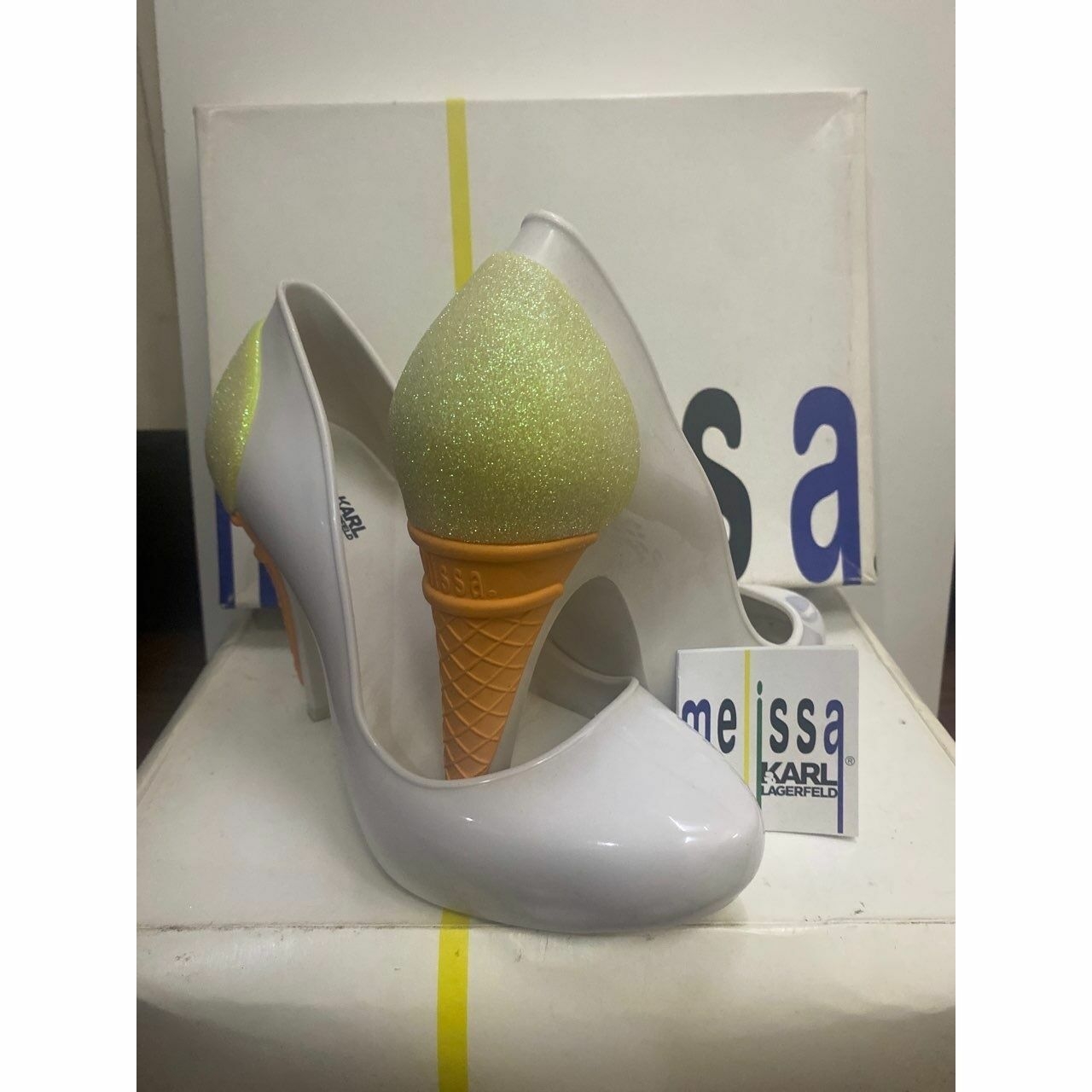 Melissa Karl Lagerfeld Incense Ice Cream Heels