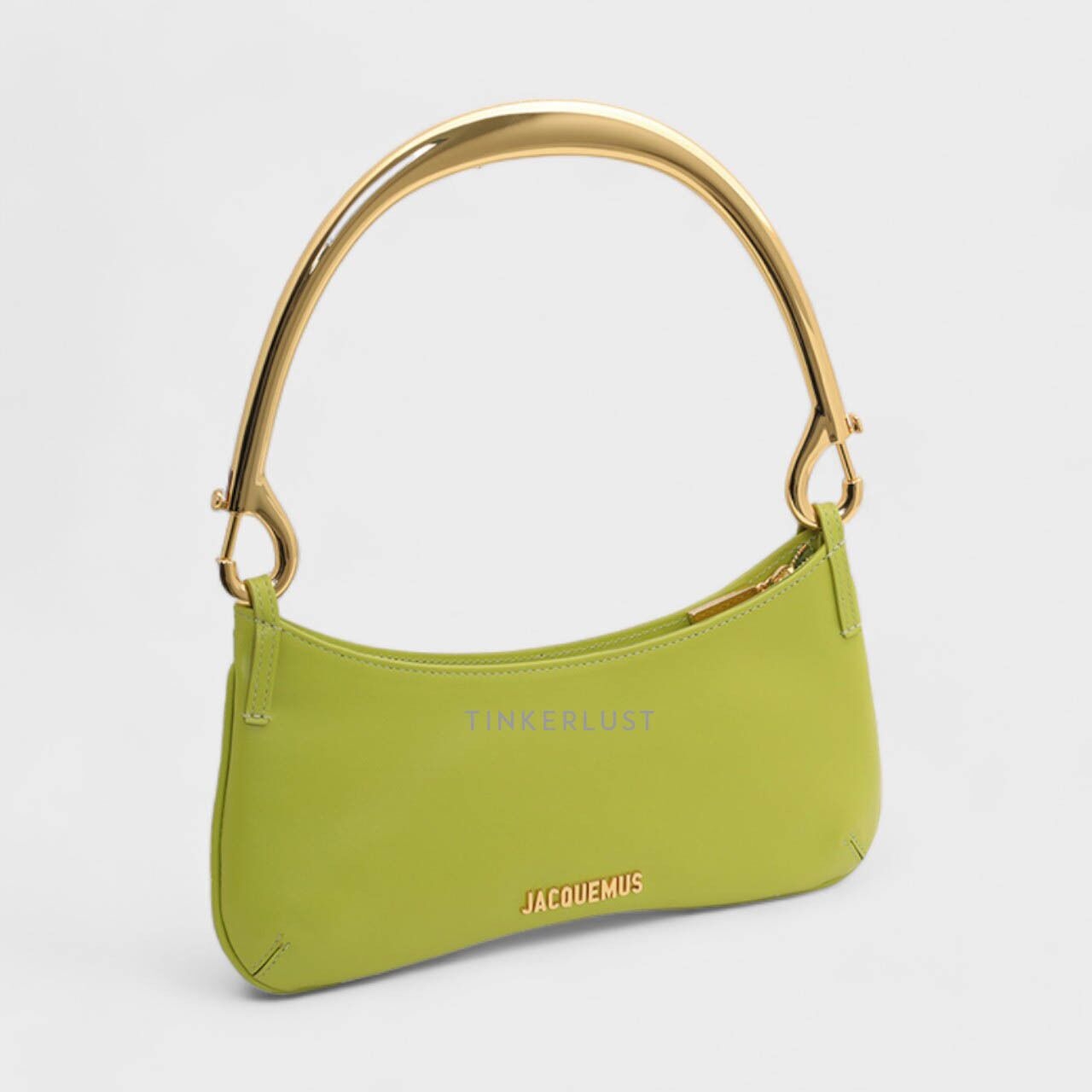 Jacquemus Le Bisou Mousqueton in Green with Carabiner Strap Shoulder Bag
