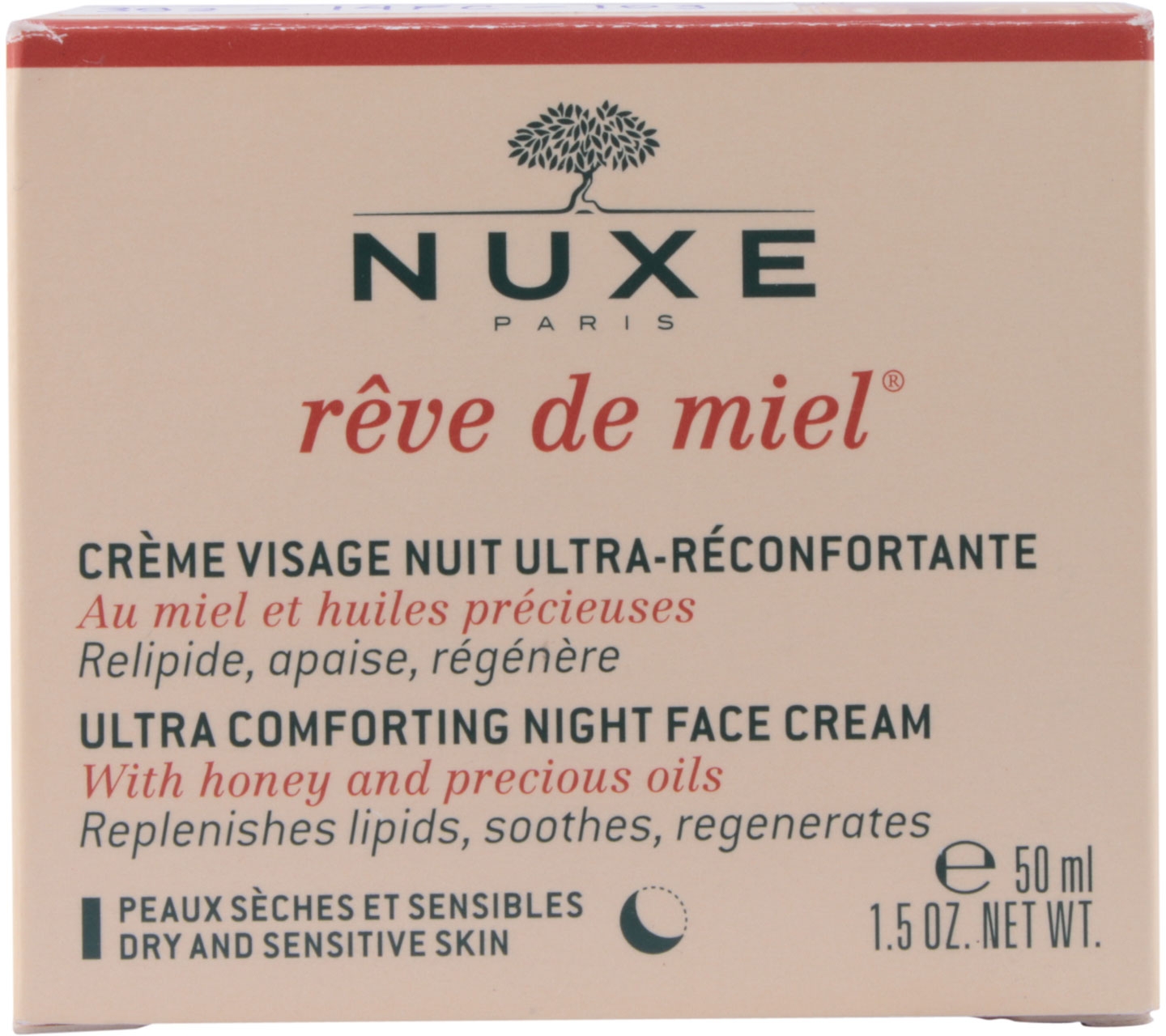 Nuxe Ultra Comforting Night Face Cream With Honey And Precious OIls Faces
