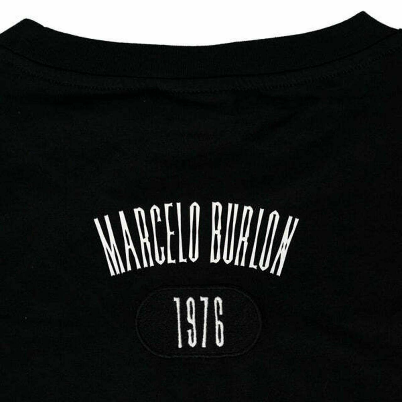 Marcelo Burlon Black 1976 County Of Milan T-Shirt
