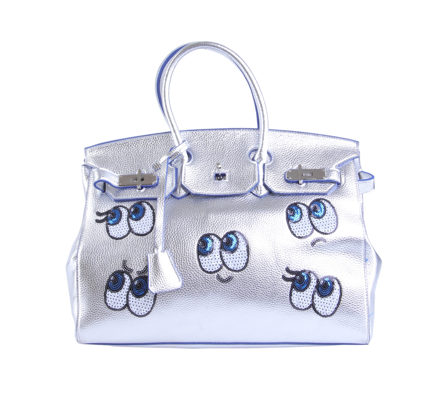 Play No More Silver Shy Family Satchel