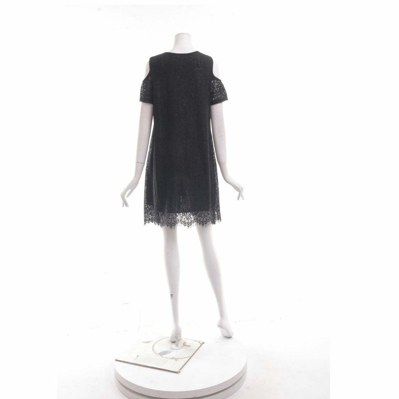 TheoryX Black Lace Mini Dress