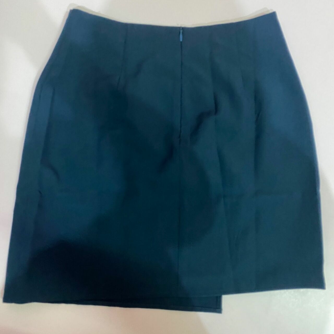 Something Borrowed - Asymmetric Overlap Mini Skirt