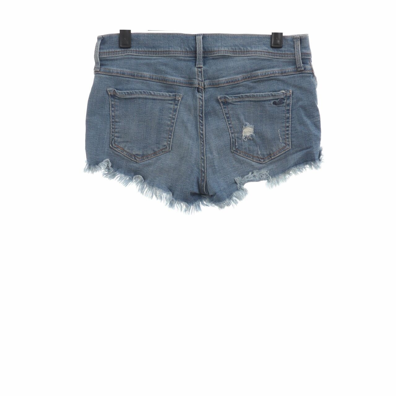 Hollister Blue Ripped Washed Short Pants