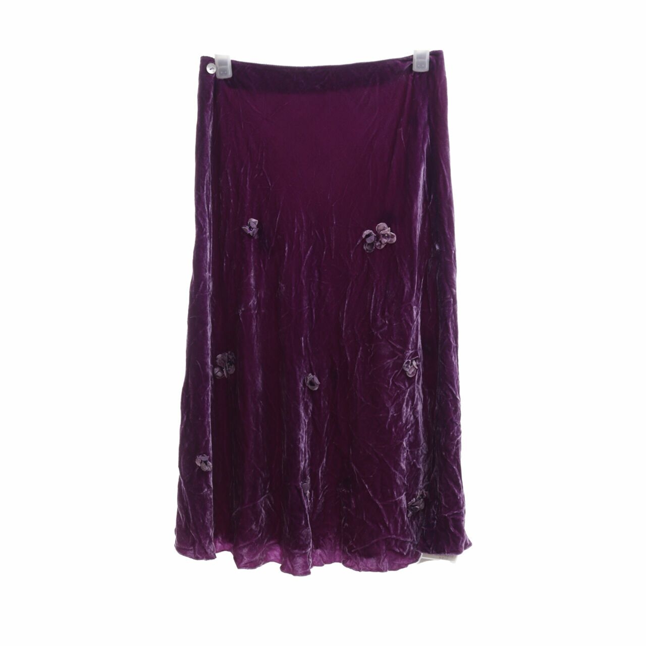 Biyan Purple Midi Skirt