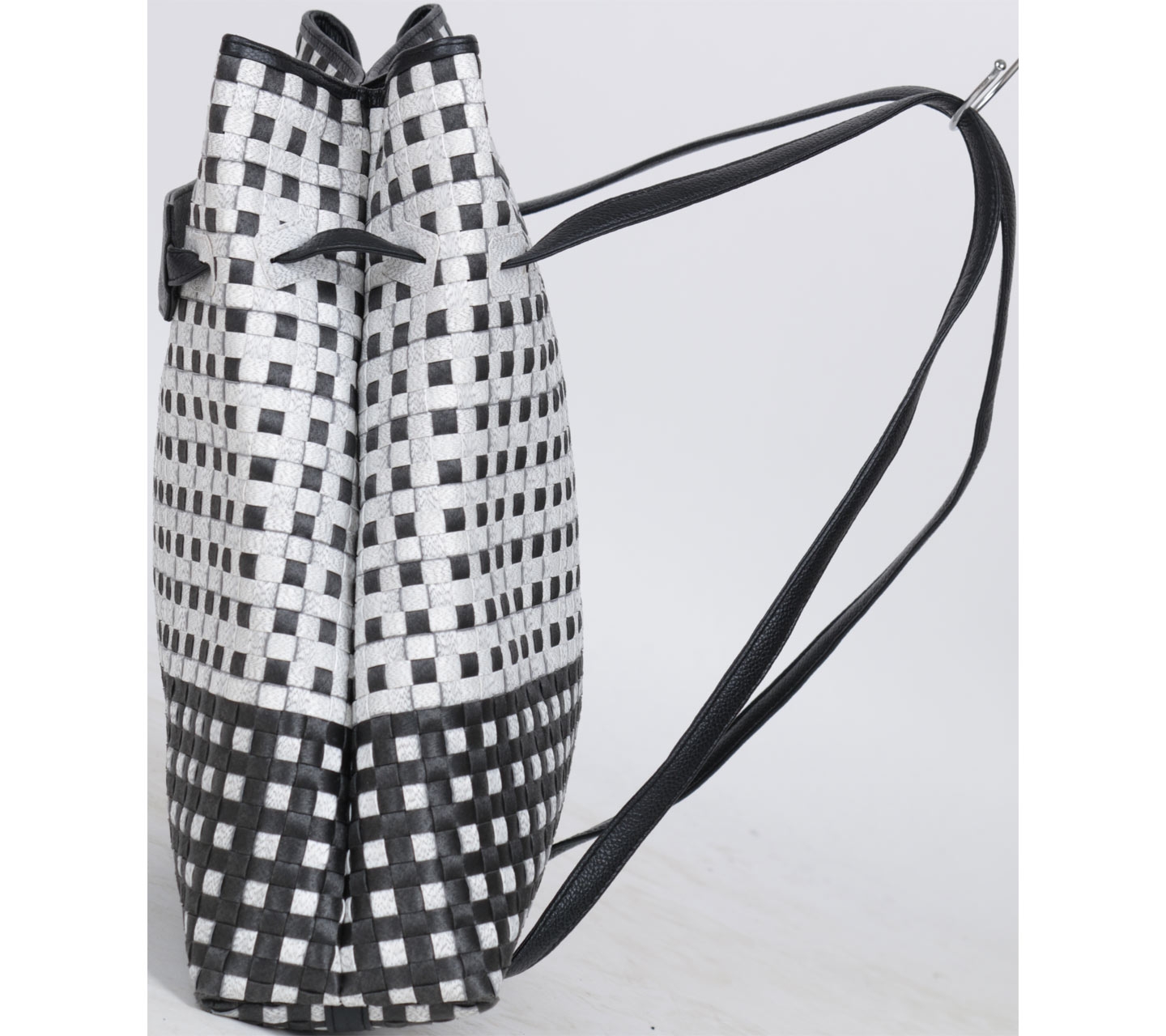Chameo Couture Black And White Backpack
