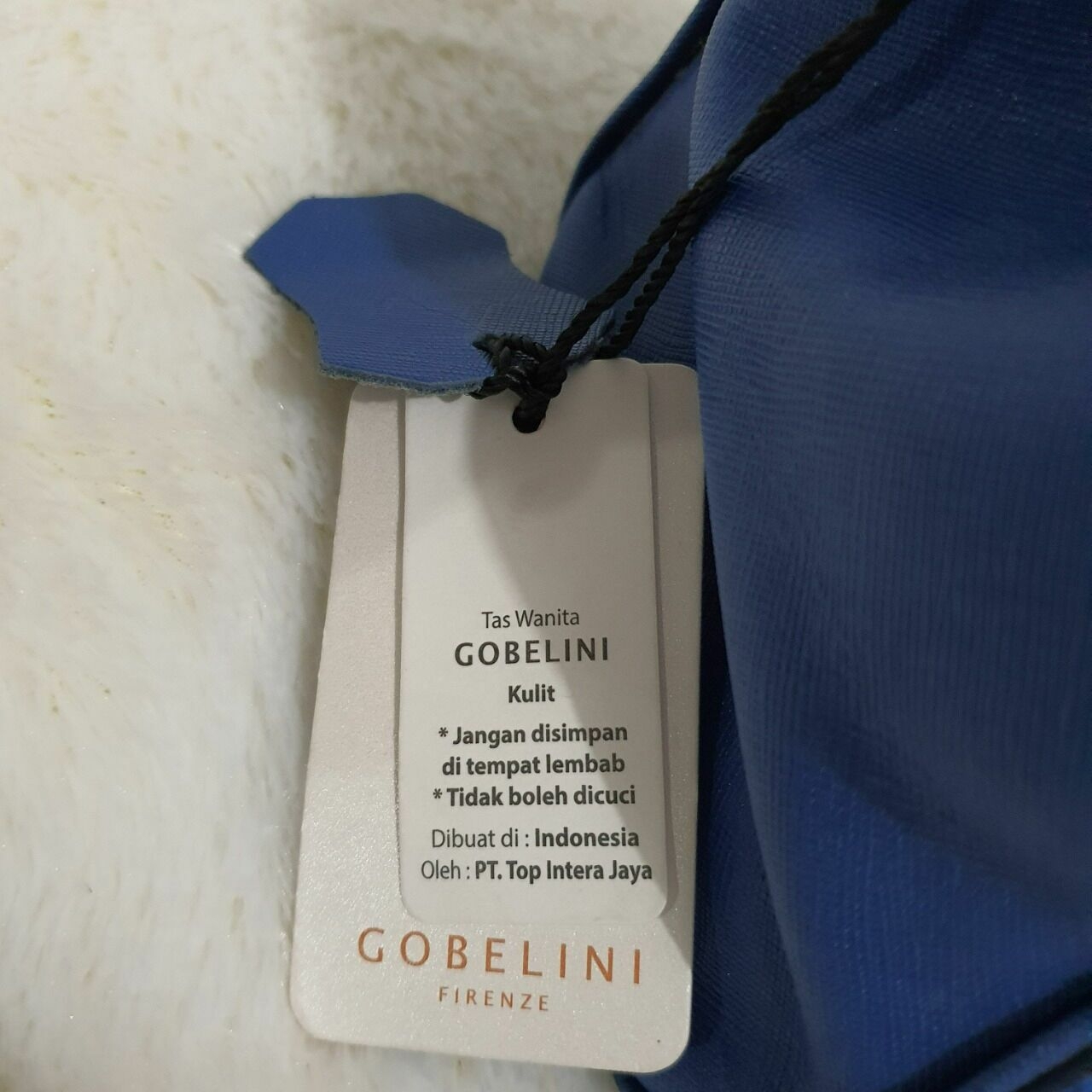 Gobelini Blue Satchel