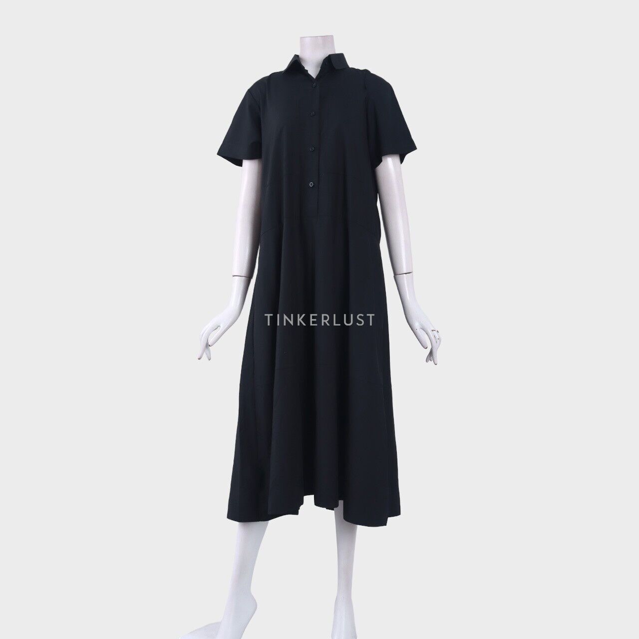 MASSHIRO&Co. Black Midi Dress