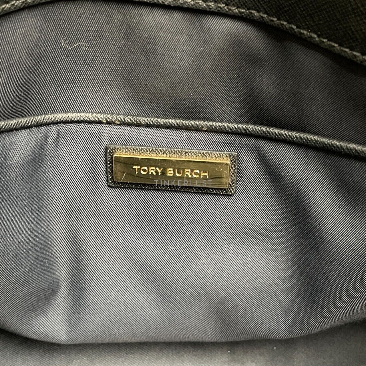 Tory Burch Robinson Double Zip Black Saffiano GHW Tote Bag