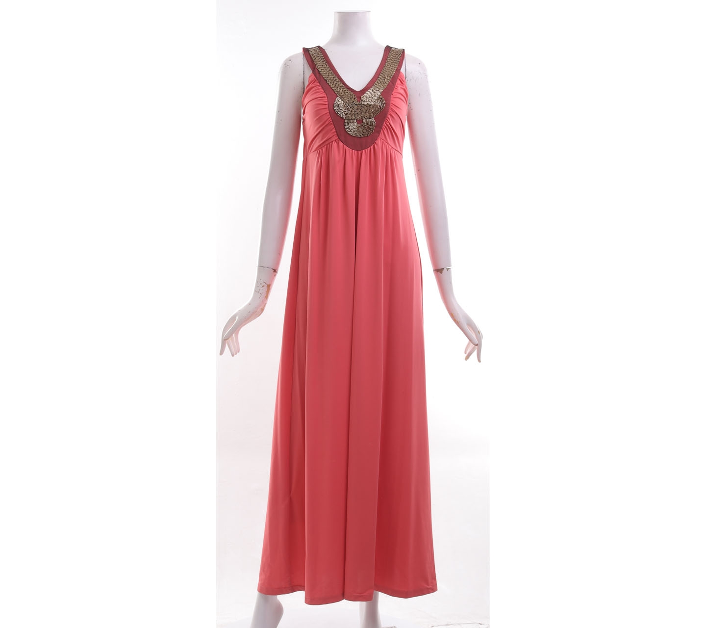 N.Y.L.A Pink Coral Sequins Long Dress