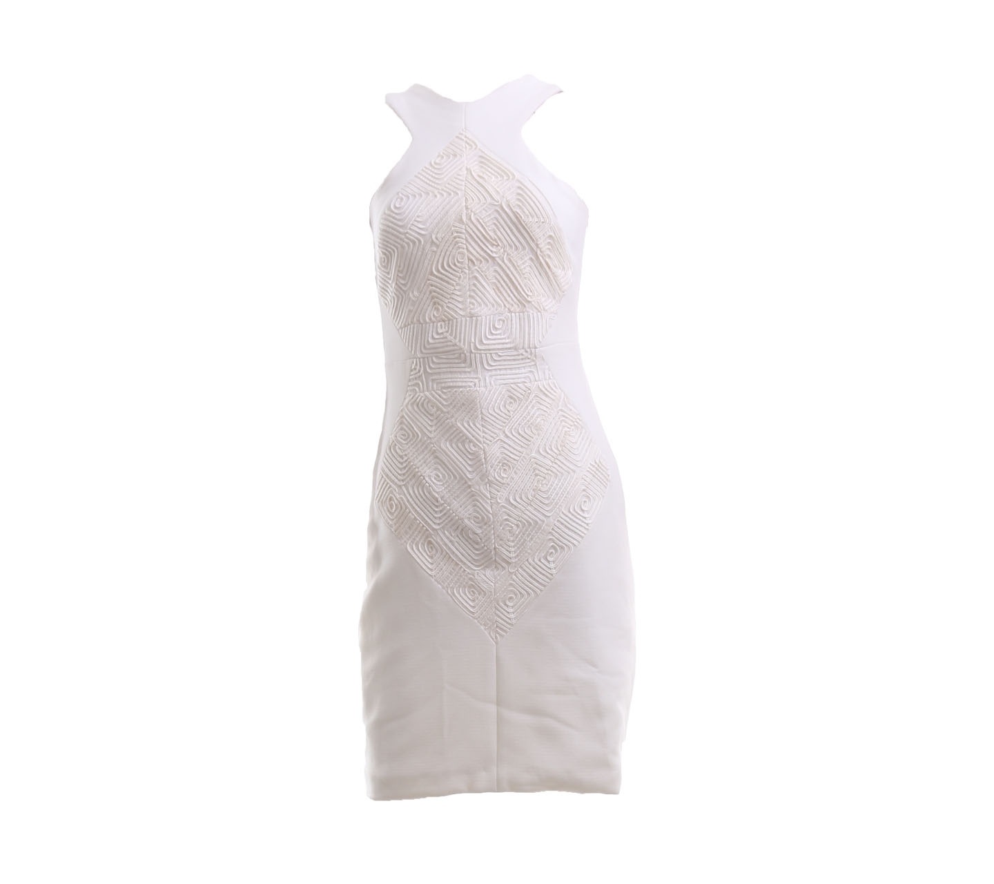 Aqua White Mini Dress