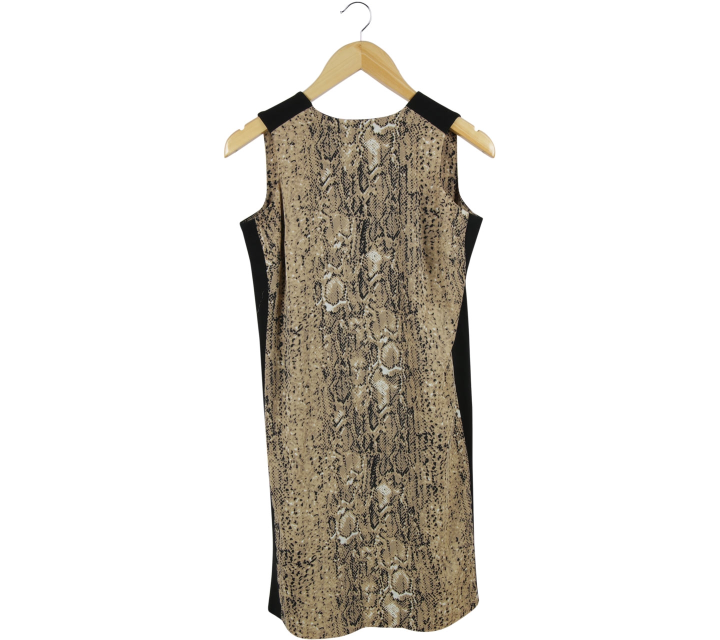 Vince Camuto Brown And Black Patterned Mini Dress