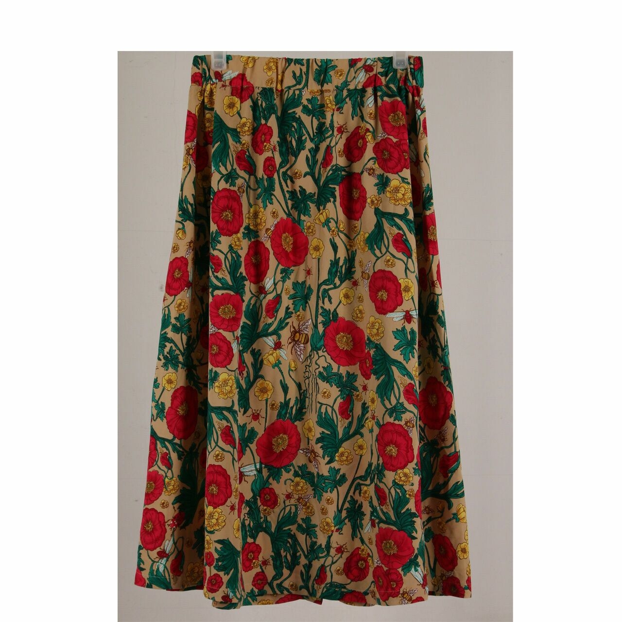 Monki Multi Floral Midi Skirt
