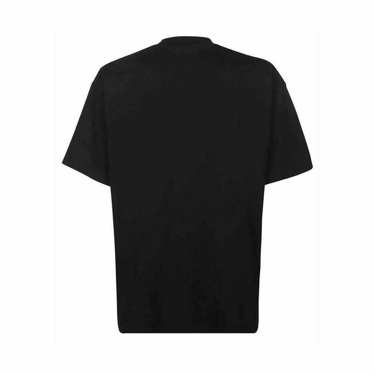Vetements 'Click Here' Logo Print Oversized T-Shirt Black