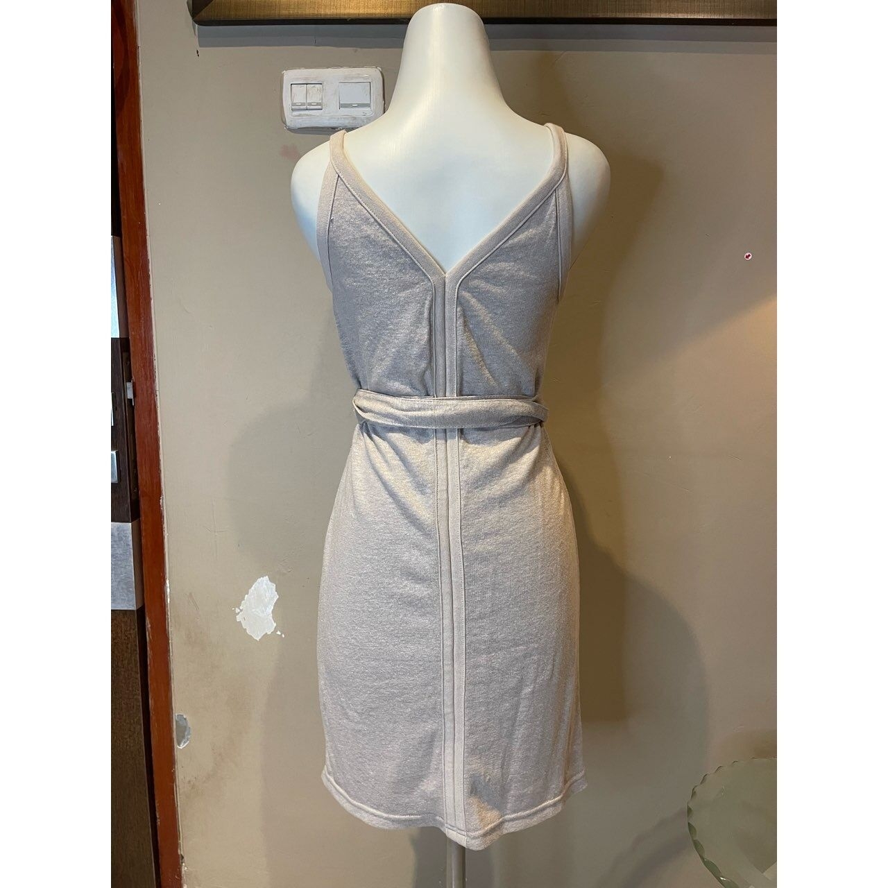 Armani Exchange Silver Mini Dress
