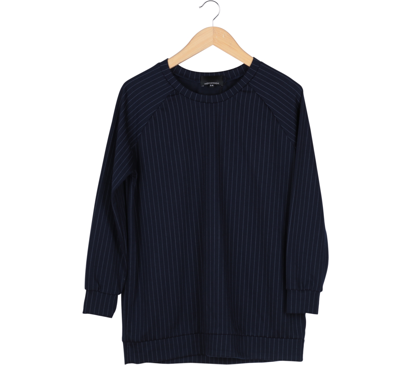Novierock Dark Blue Striped Sweater