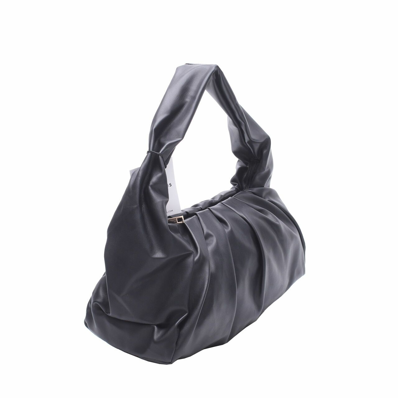 Glamorous Slouchy Ruched Tote Bag In Black 