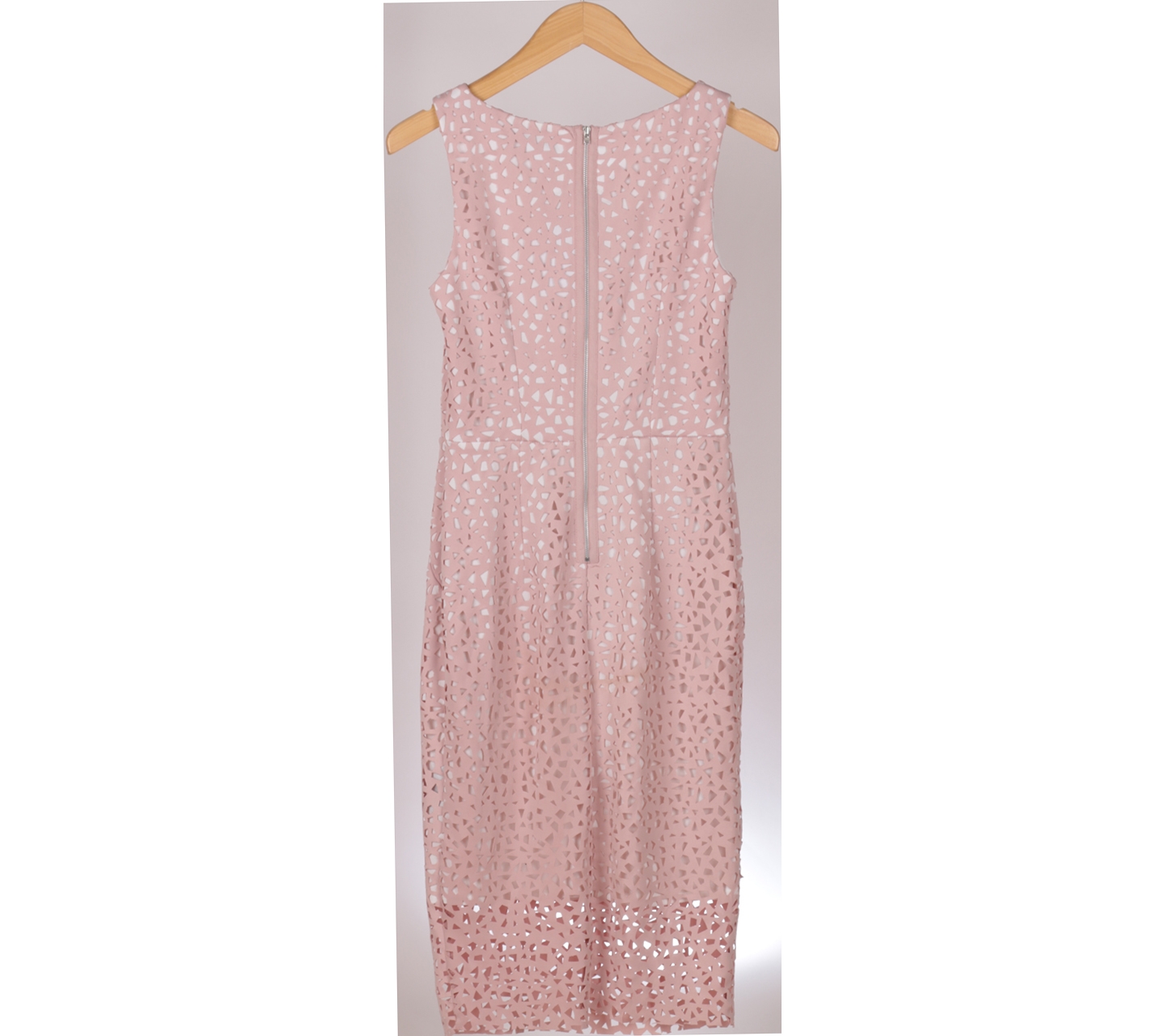 Luxe Pink Midi Dress