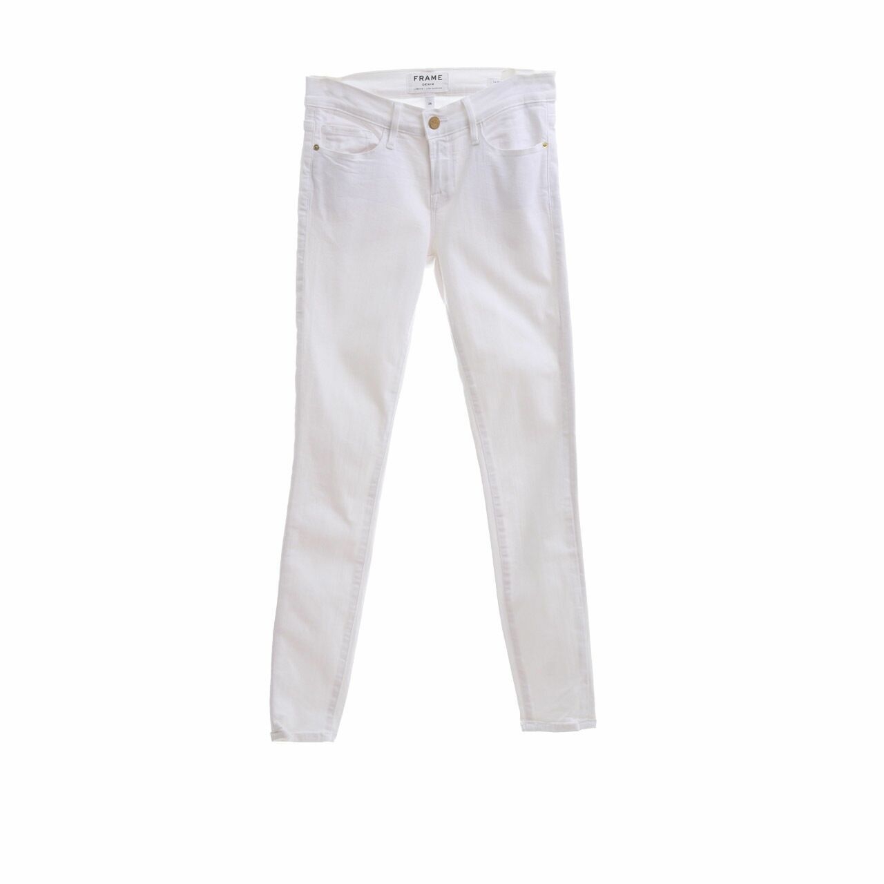Frame White Long Pants