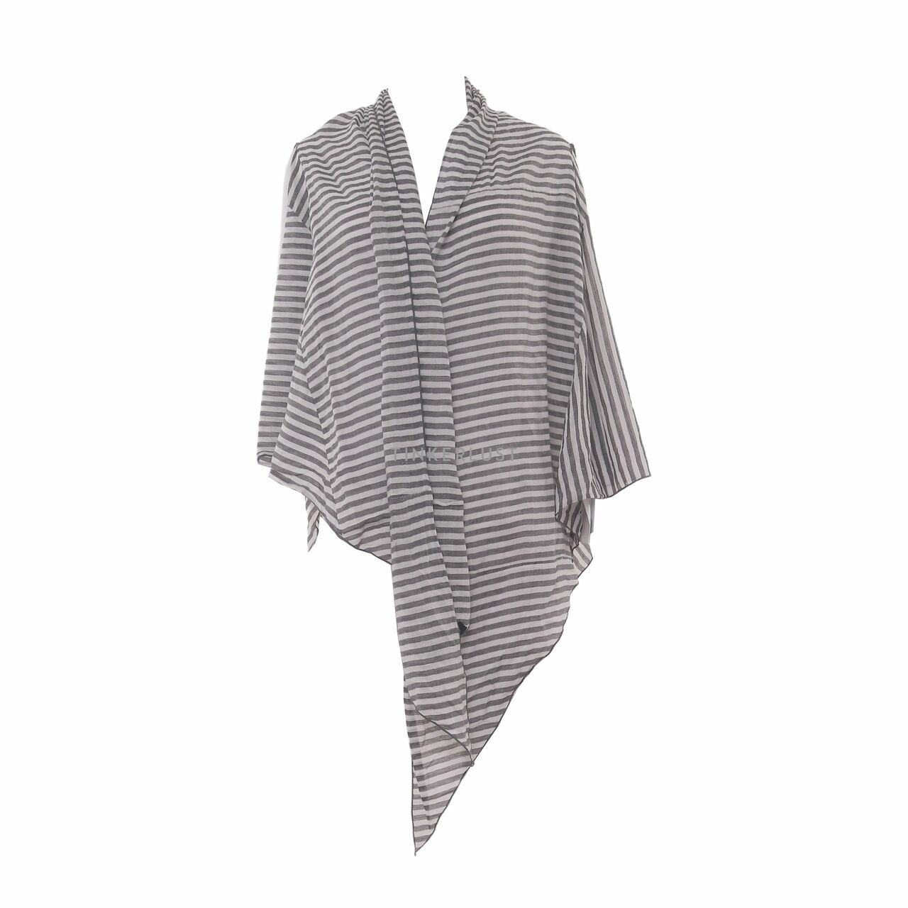 Biasa Stripes Grey/White Outerwear 