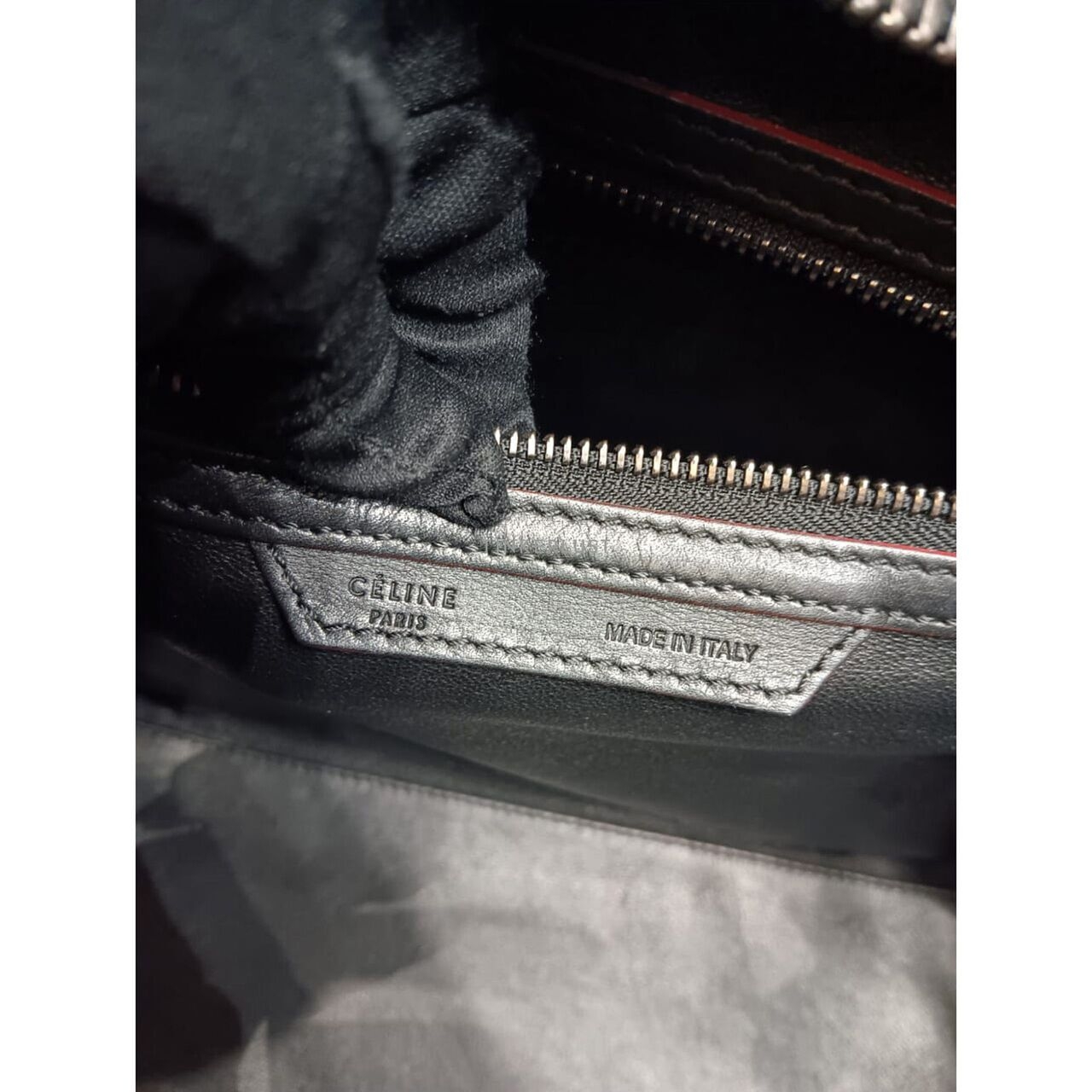 Celine Luggage Mini Black & Maroon 2012 Handbag	