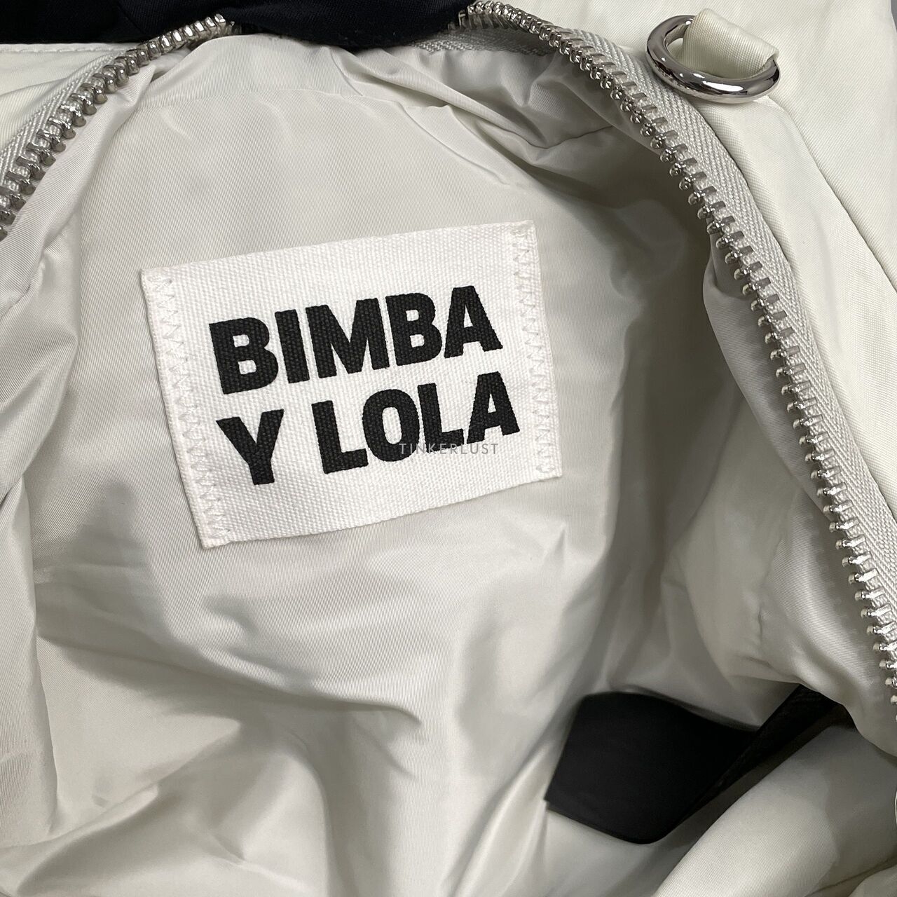 Bimba Y Lola Grey Nylon SHW Tote Bag