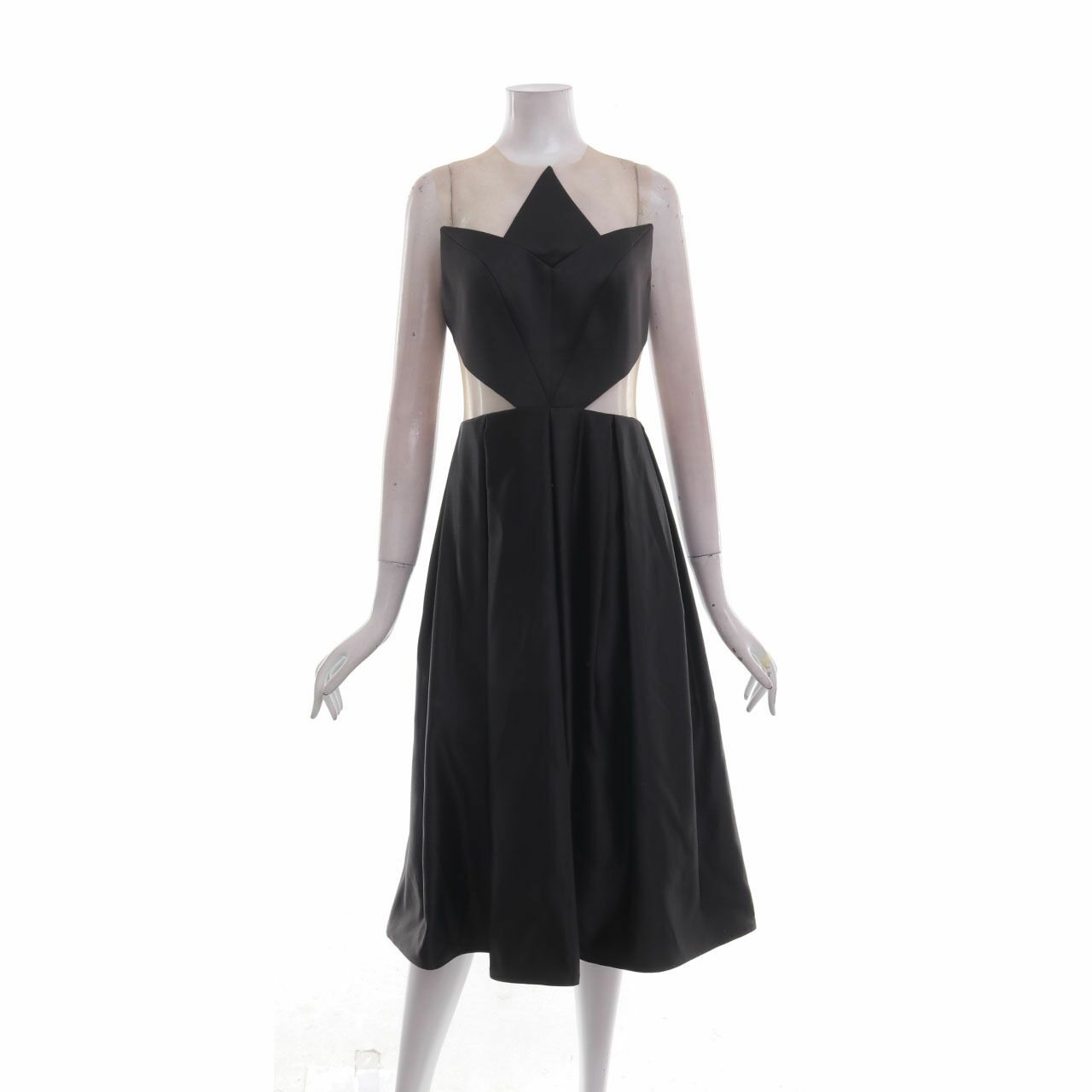 Peggy Hartanto Black Midi Dress