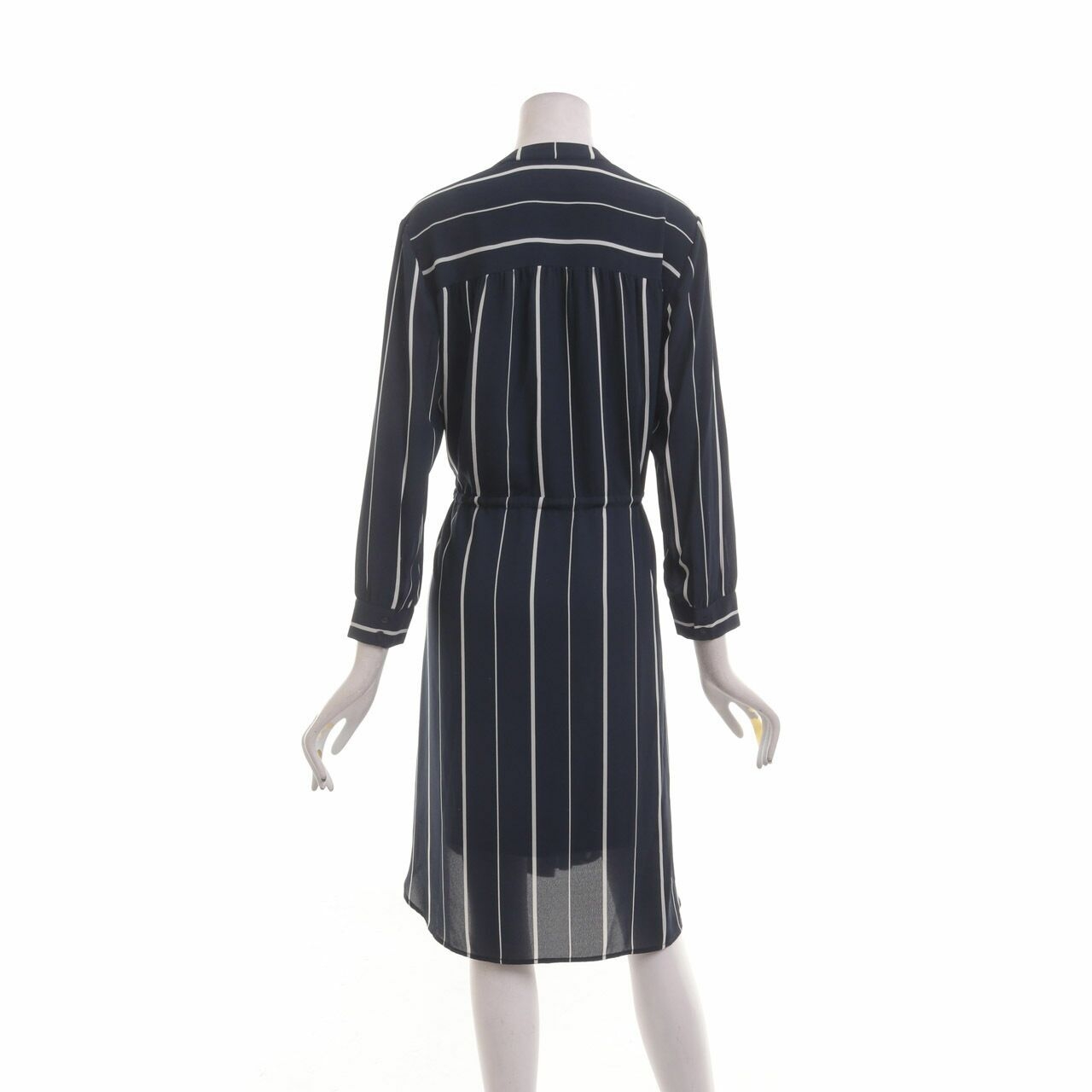 Selected Femme Navy & White Stripes Midi Dress