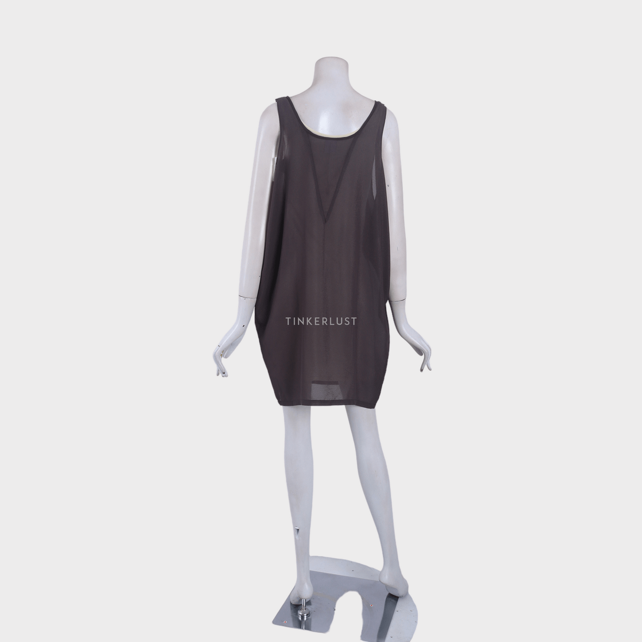 Vero Moda Dark Grey & Ivory Mini Dress