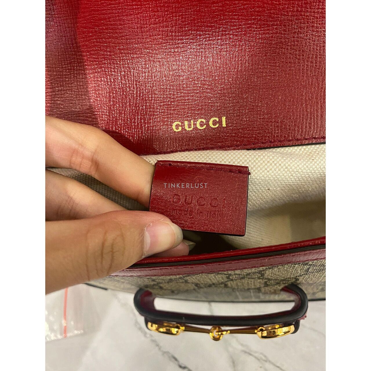 Gucci Horsebit Mini Red GHW Sling Bag