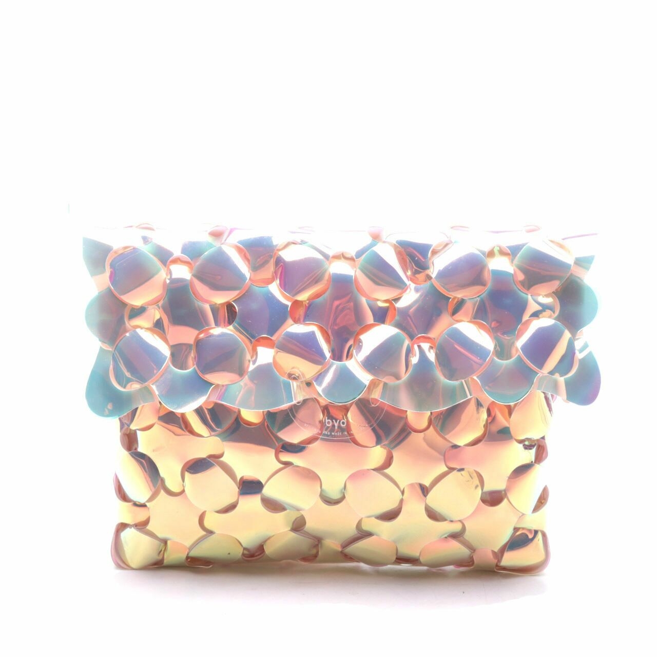 BYO Rose Gold Hologram Sling Bag 