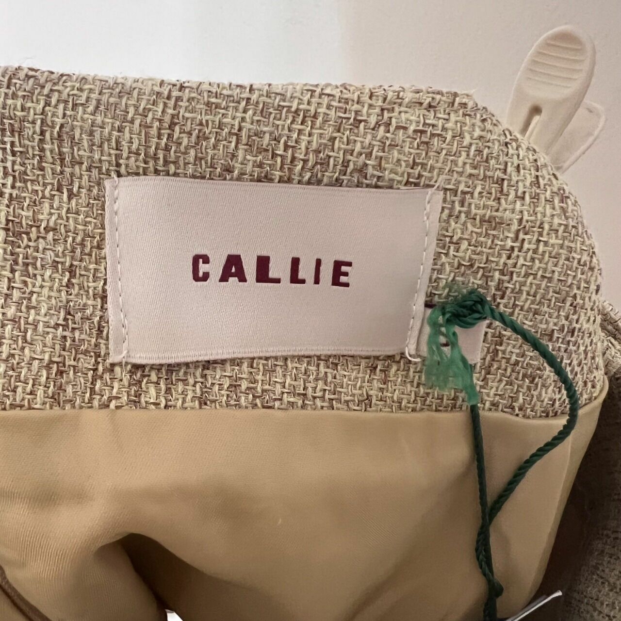 Callie Cotton Beige Rok Midi