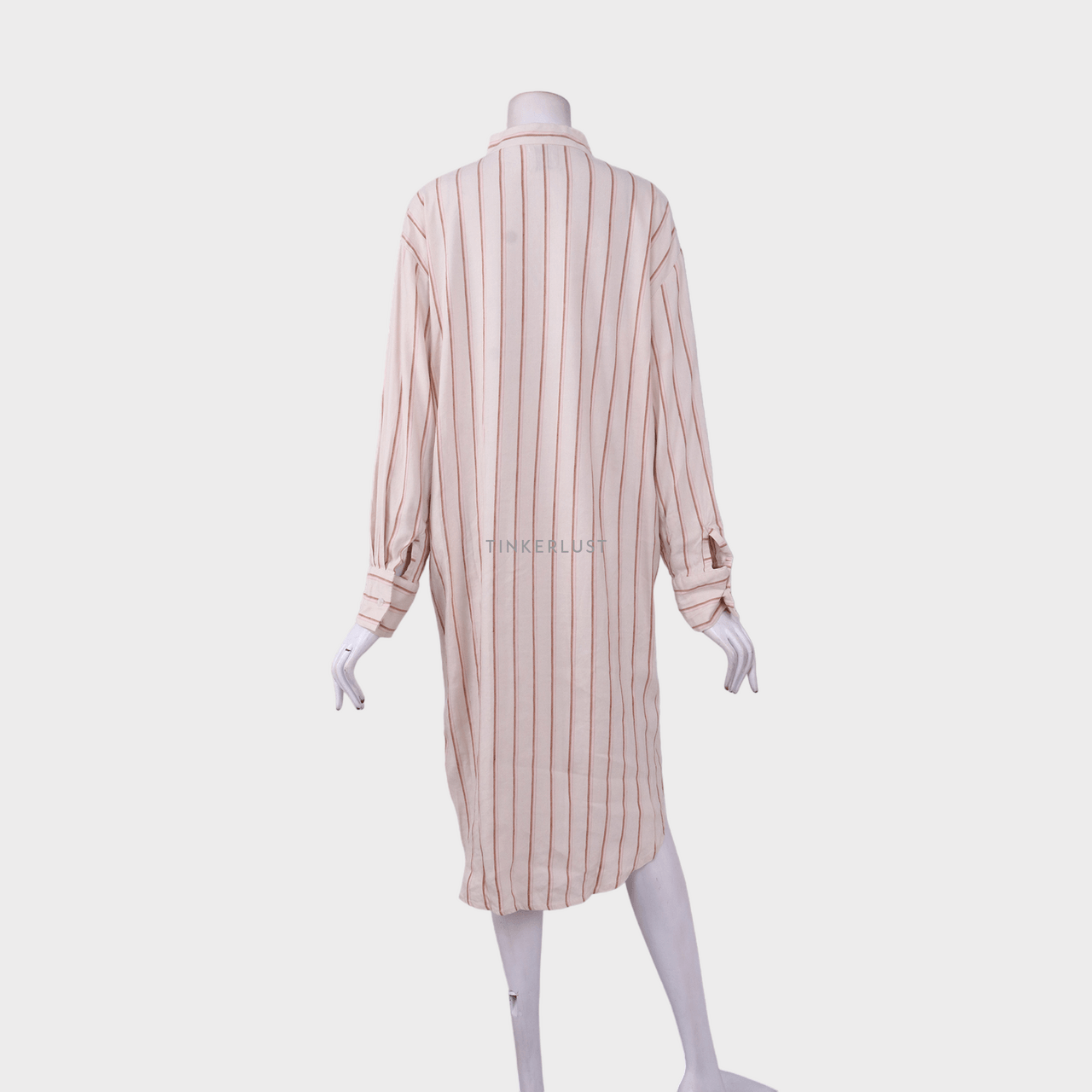Jii by Gloria Agatha Multi Stripes Midi Dress