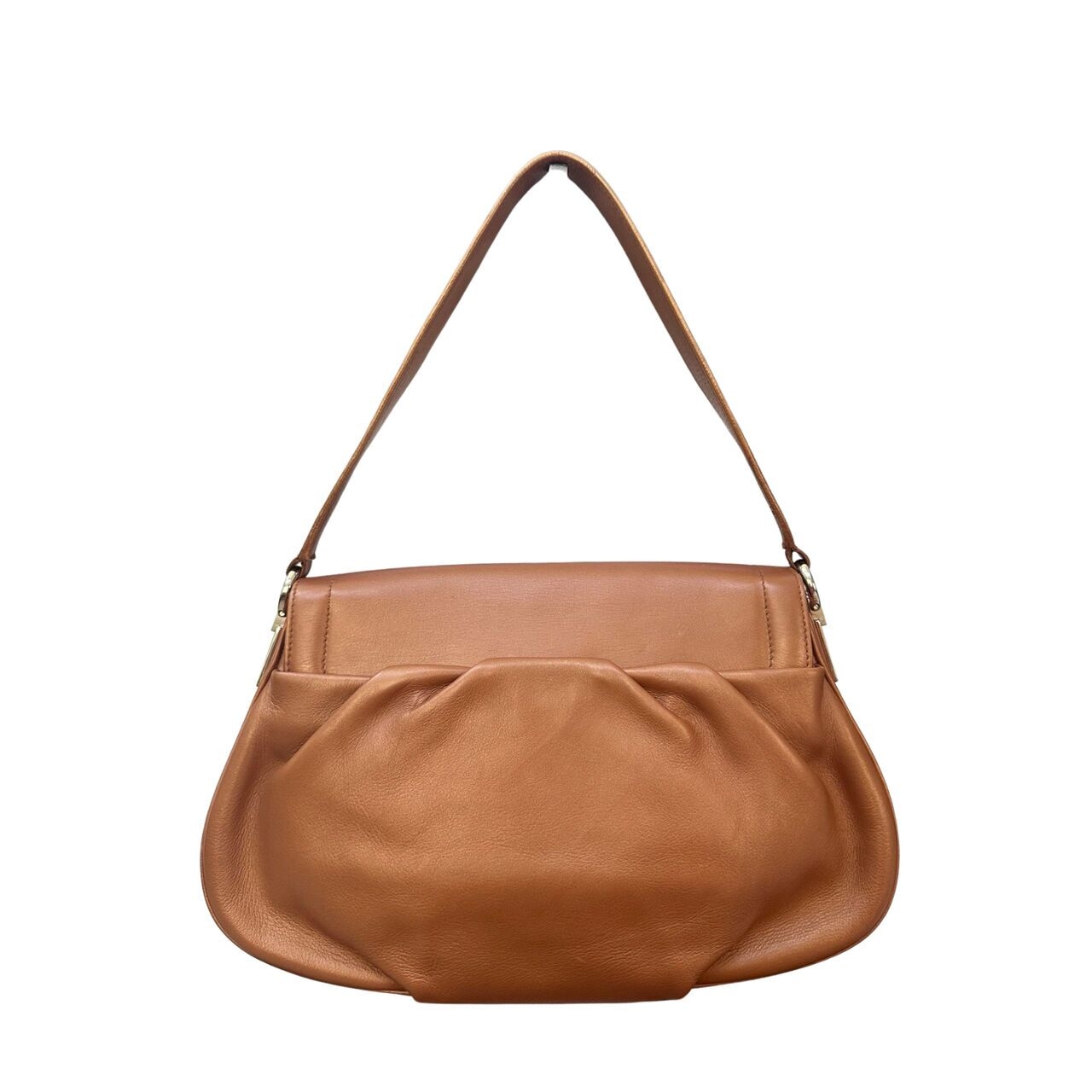 Cartier Brown Leather Shoulder Bag