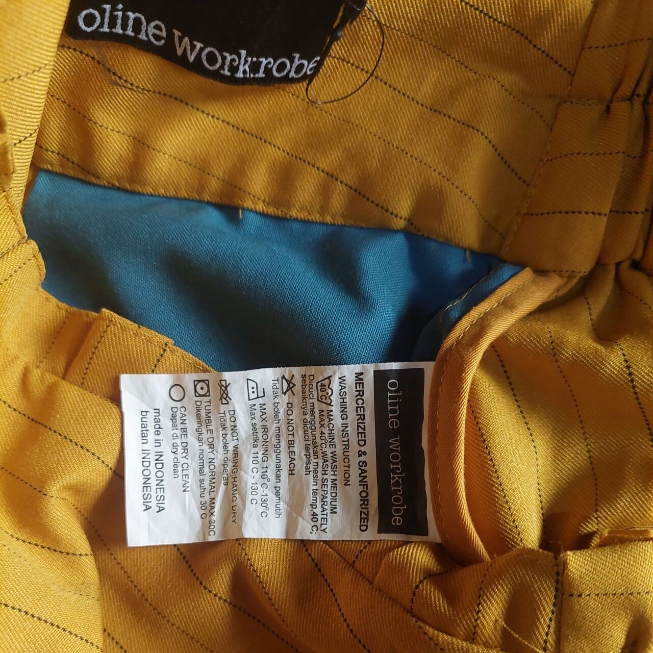Oline Workrobe Mustard Maxi Skirt