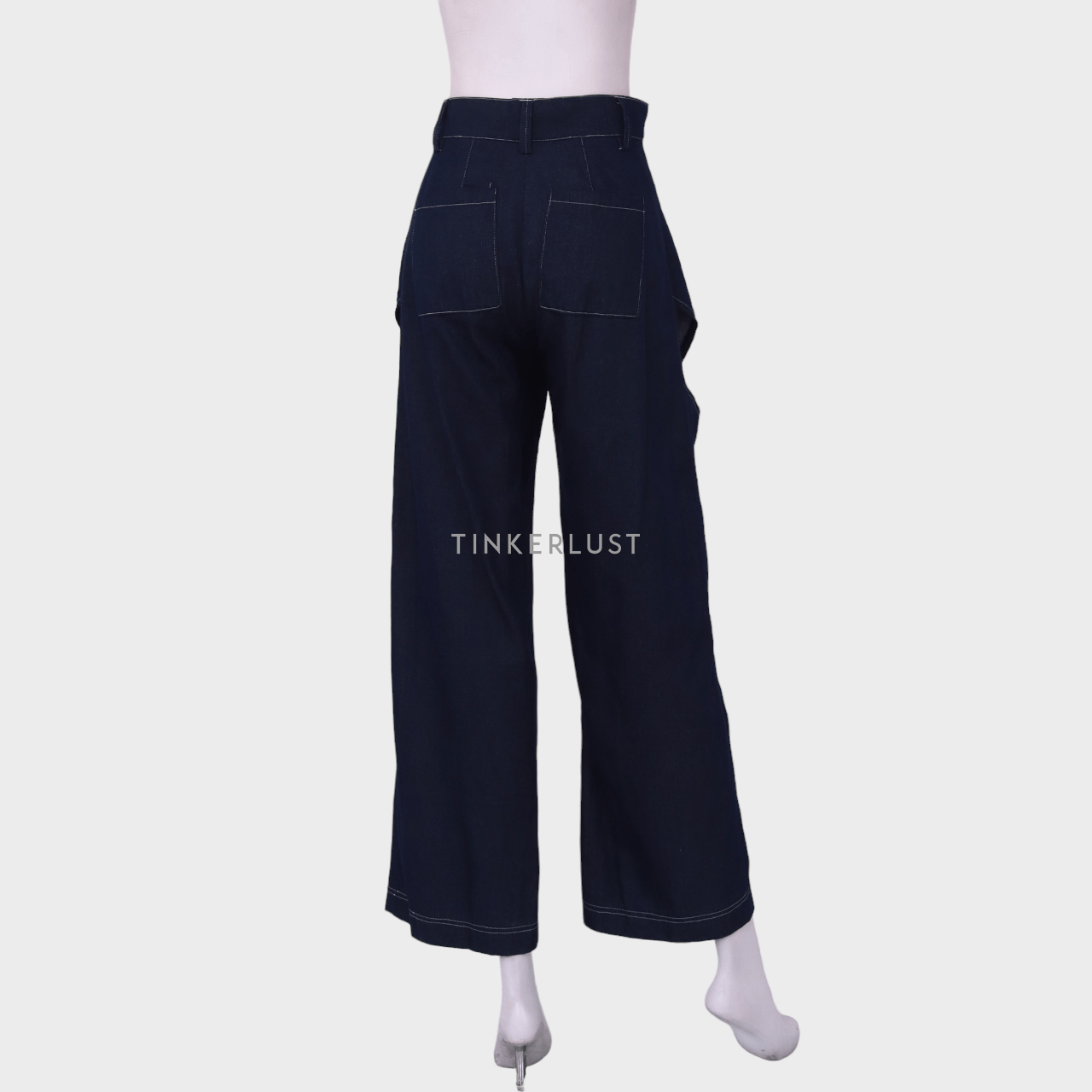 nine studio Navy Long Pants